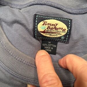 Tommy Bahama Blue Cotton Tee